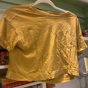 Cute Mustard Yellow Boxy Tee